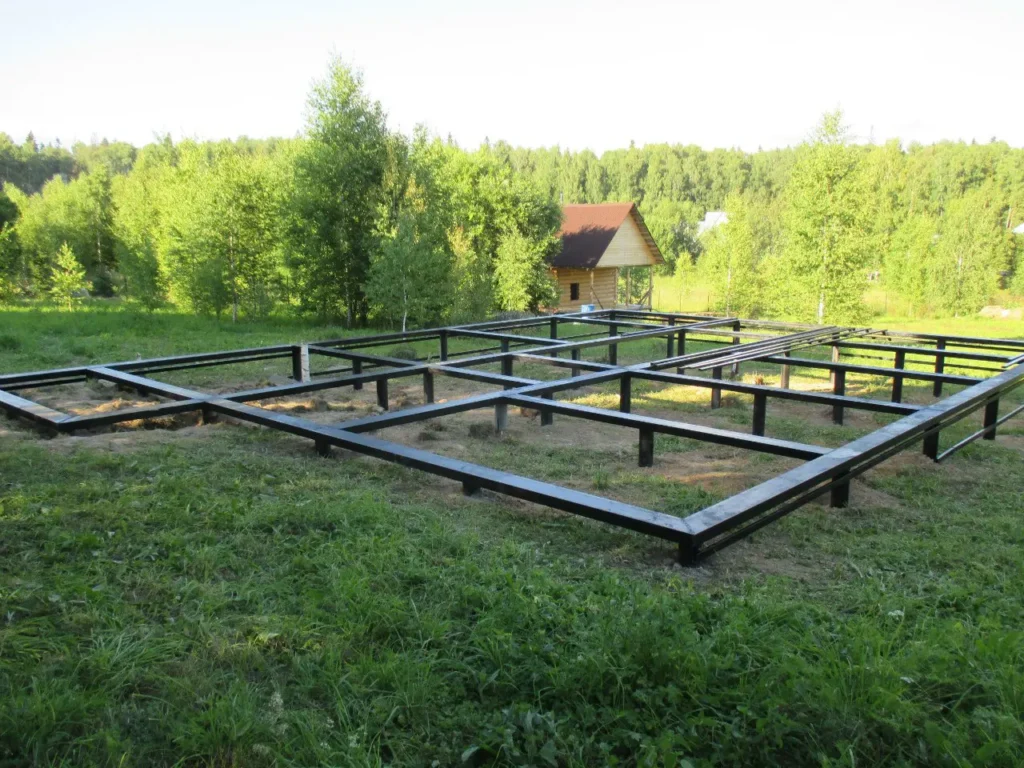 Установка свай